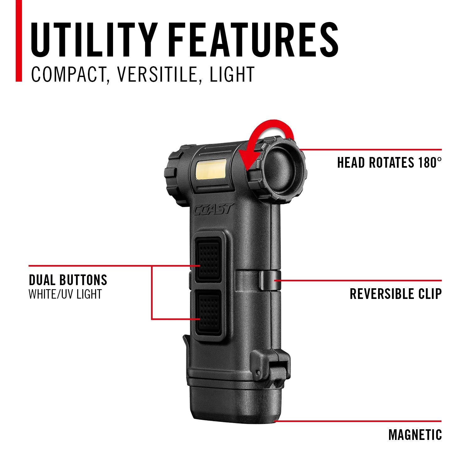 Coast Cutlery HX4 Dual-Color Cliplight - Shop Flashlights at H-E-B Coast Cutlery HX4 Dual-Color Cliplight - Shop Flashlights at H-E-B